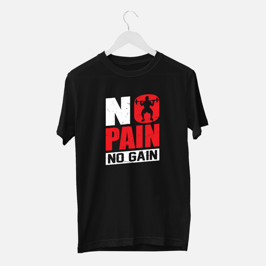 No pian No Gain| Men Tee