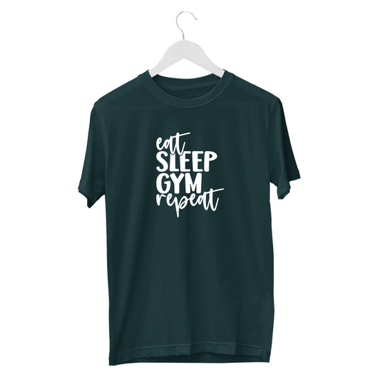Eat Sleep Gym Repeat  | Men tee