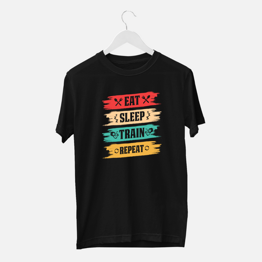 Eat Sleep Train Repeat | Men Tee
